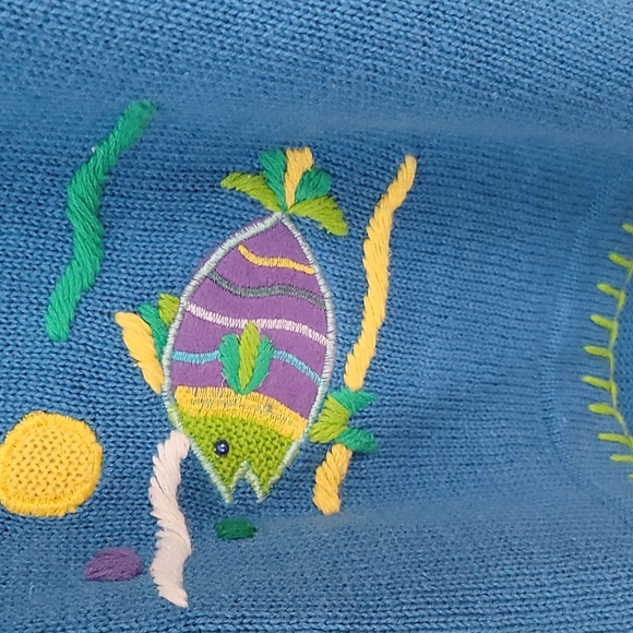 VINTAGE THE QUACKER FACTORY SWEATER - Picture 3 of 12